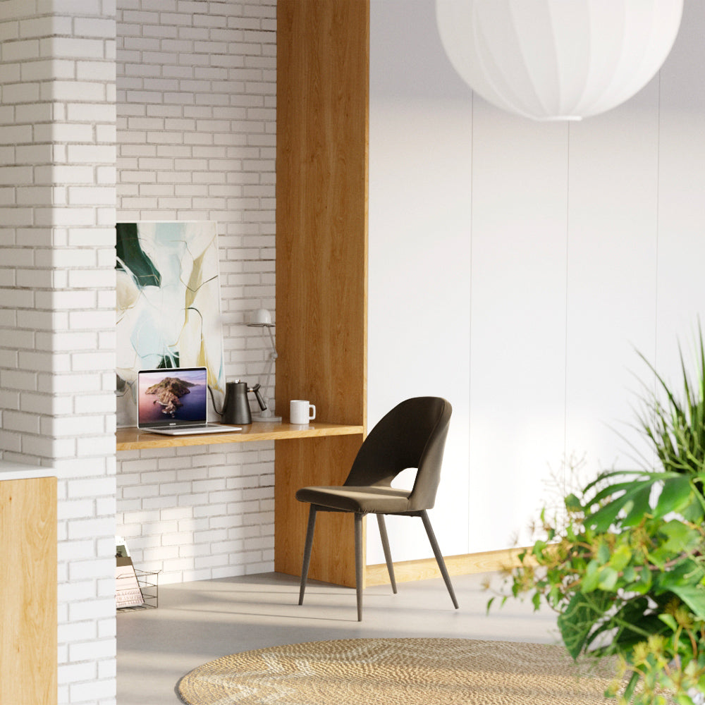 achat chaise penelope en velours vert lot de deux