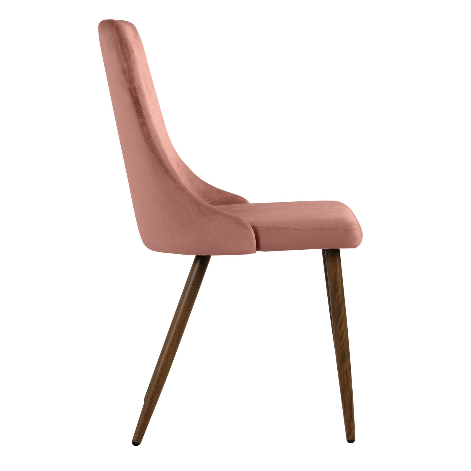 achat chaise rose en velours