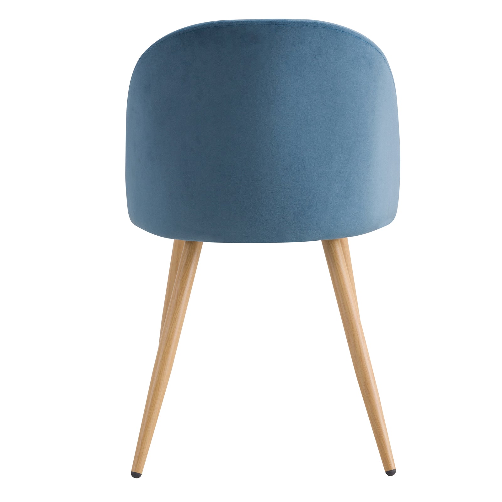 achat chaise scandi bleu velours