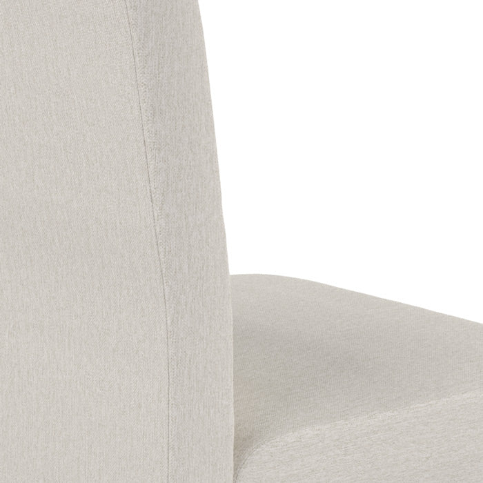 achat chaise tissu beige et pieds en bois d_hevea lot de 2 havane