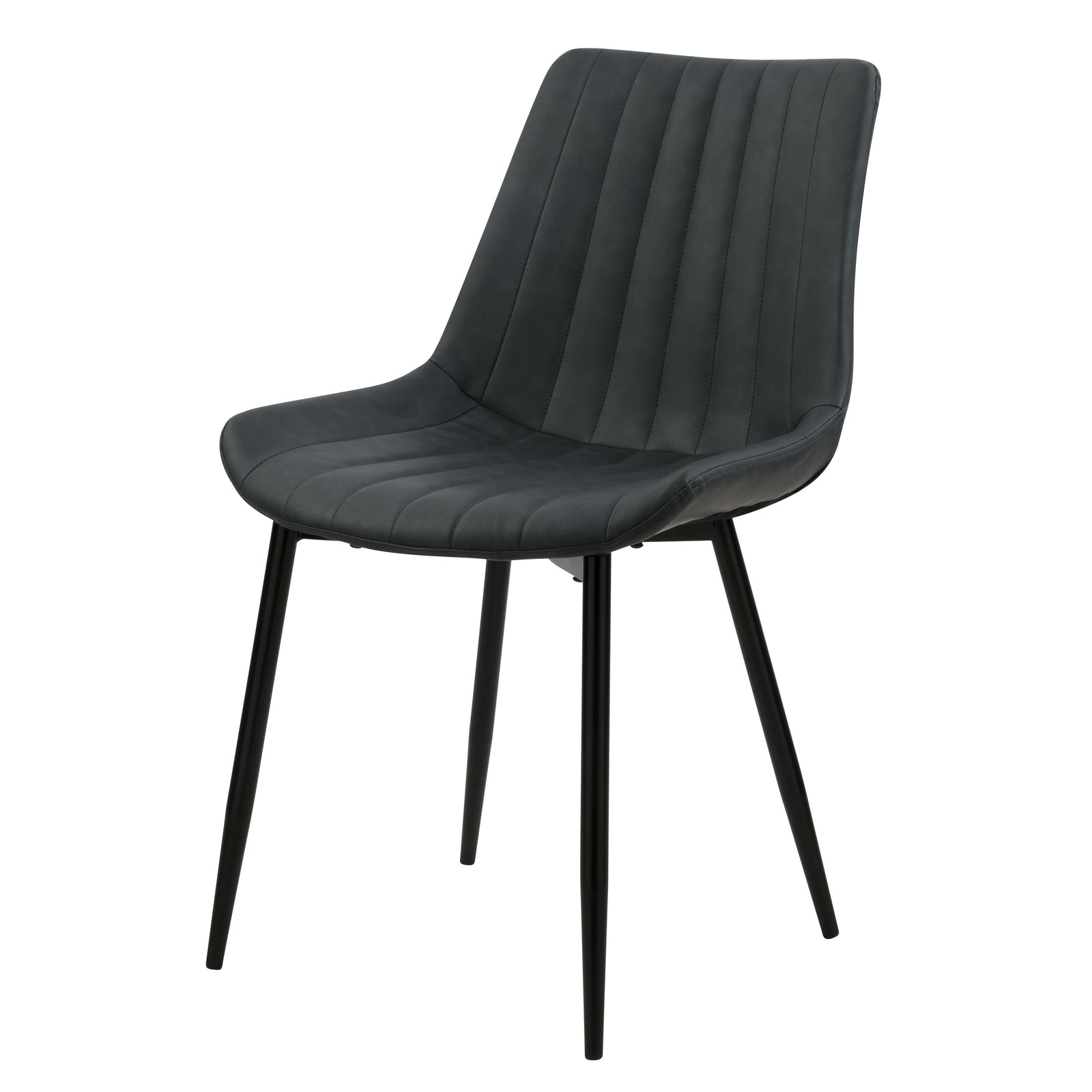 achat chaise vintage gris fonce design