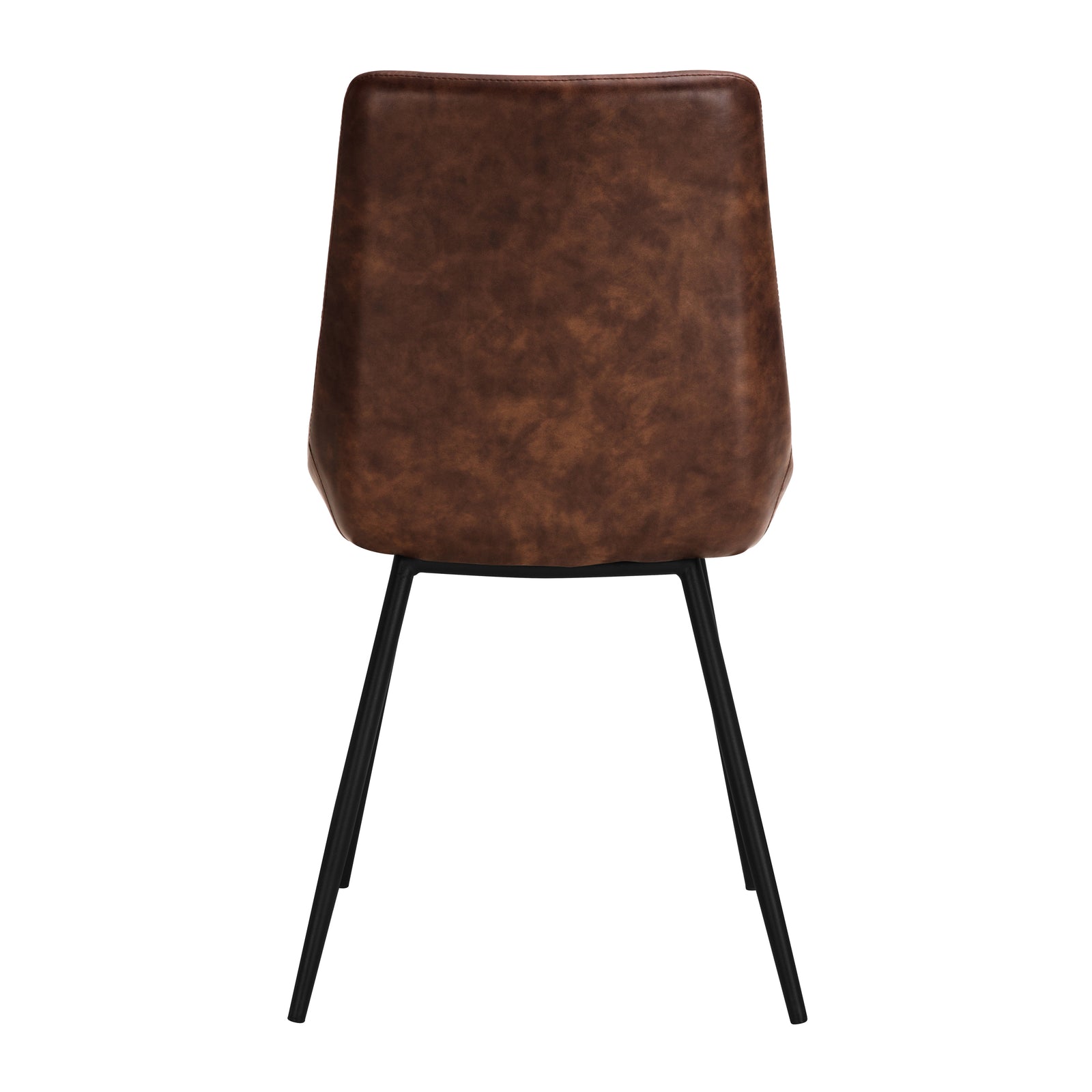 achat chaise vintage marron lot de 2