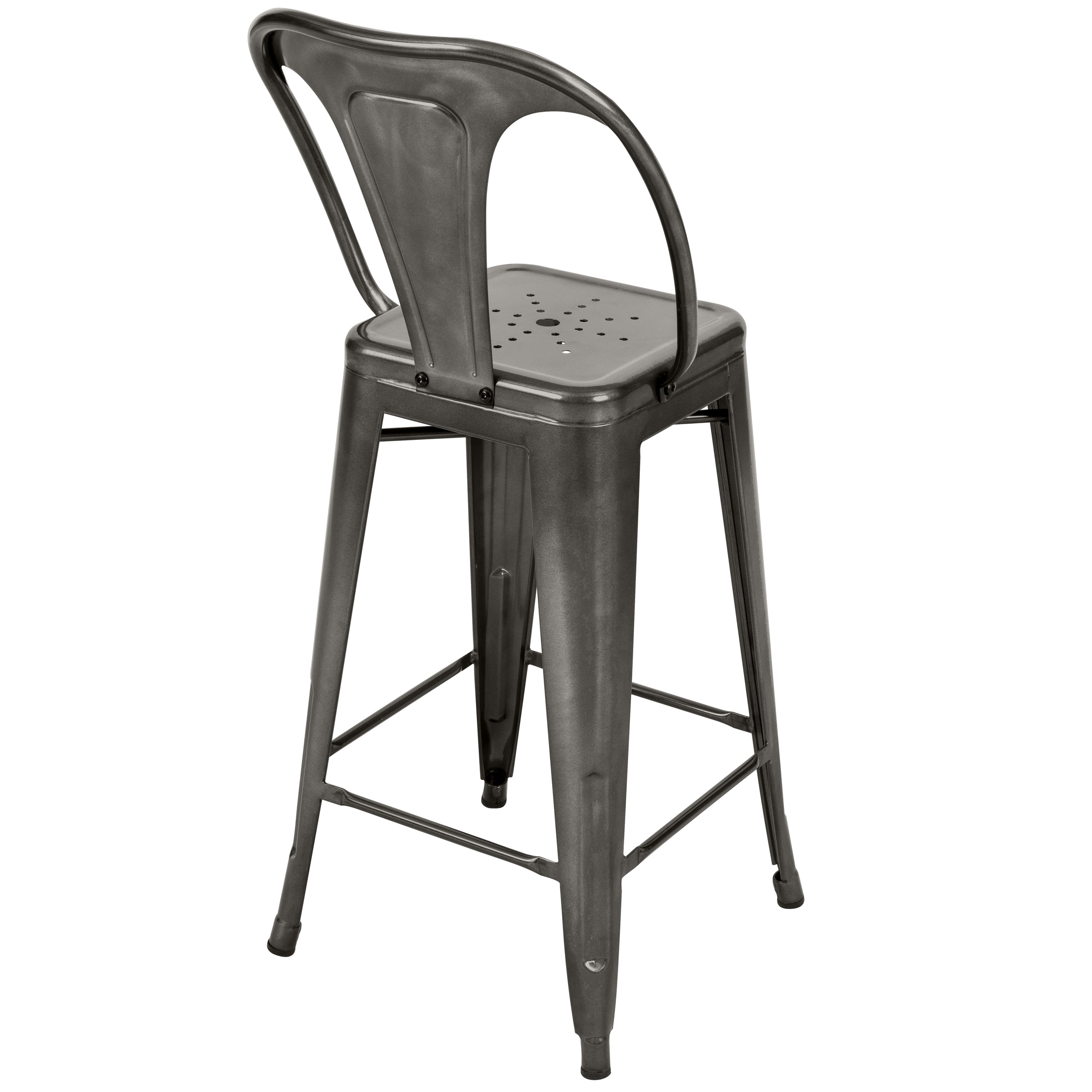 achat chaise de bar confortable metal
