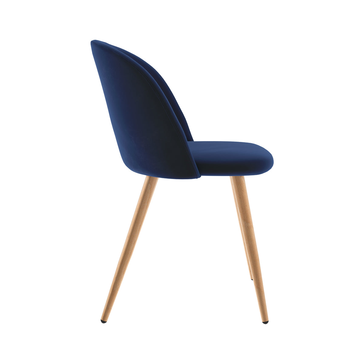 achat chasie velours pieds metal effet bois cozy