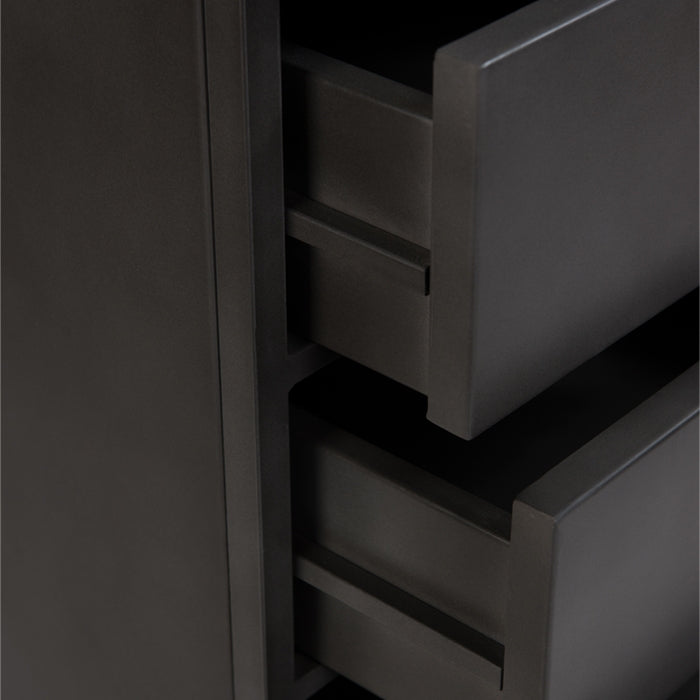 achat chiffonnier 5 tiroirs en metal