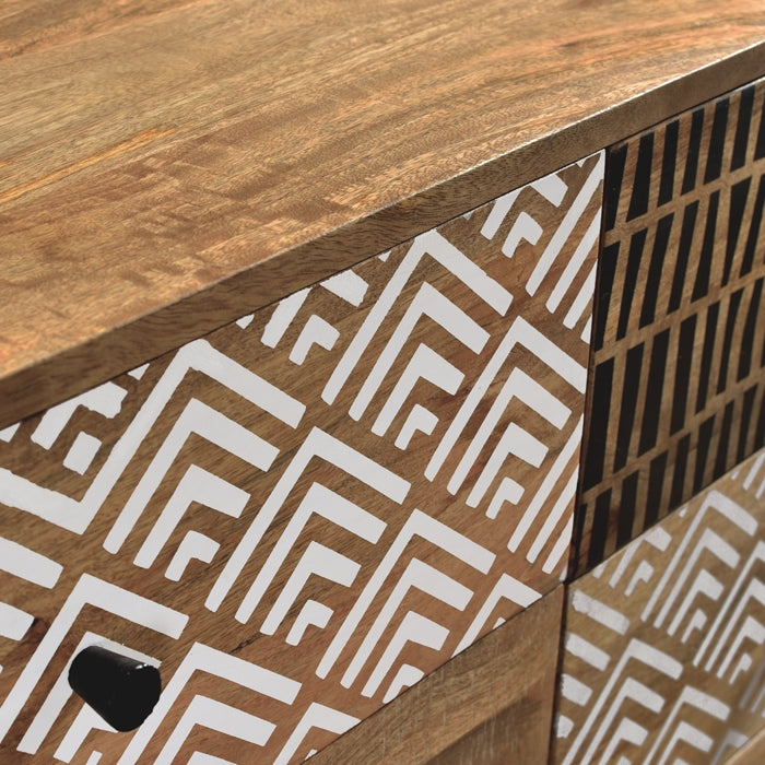 achat commode bois brut 6