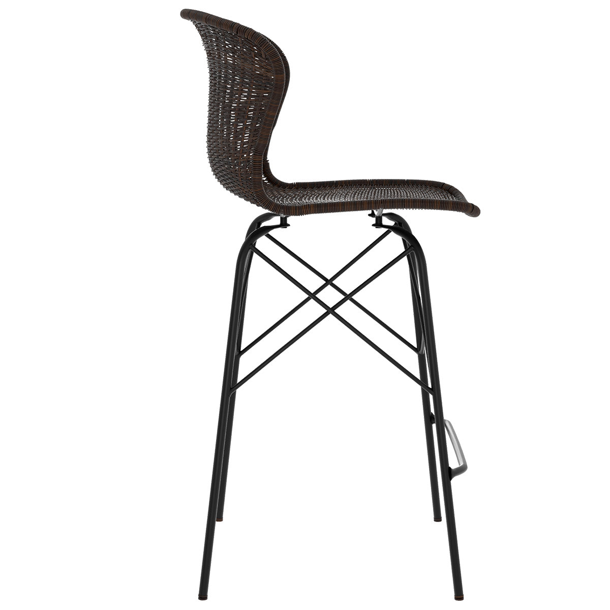 achat de bar palma en resine tressee marron fonce 63 cm lot de 2