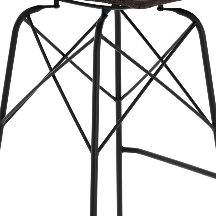 achat de bar resine tressee marron fonce 63 cm lot de 2 palma