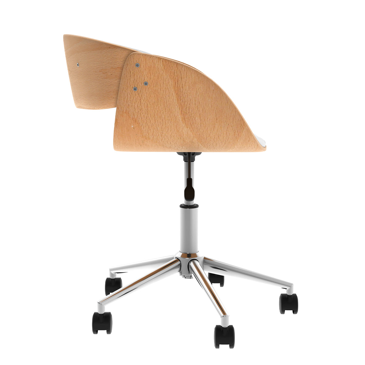 achat de chaise bureau blanche rembour_e et pivotante en pu avec hauteur d assise reglable