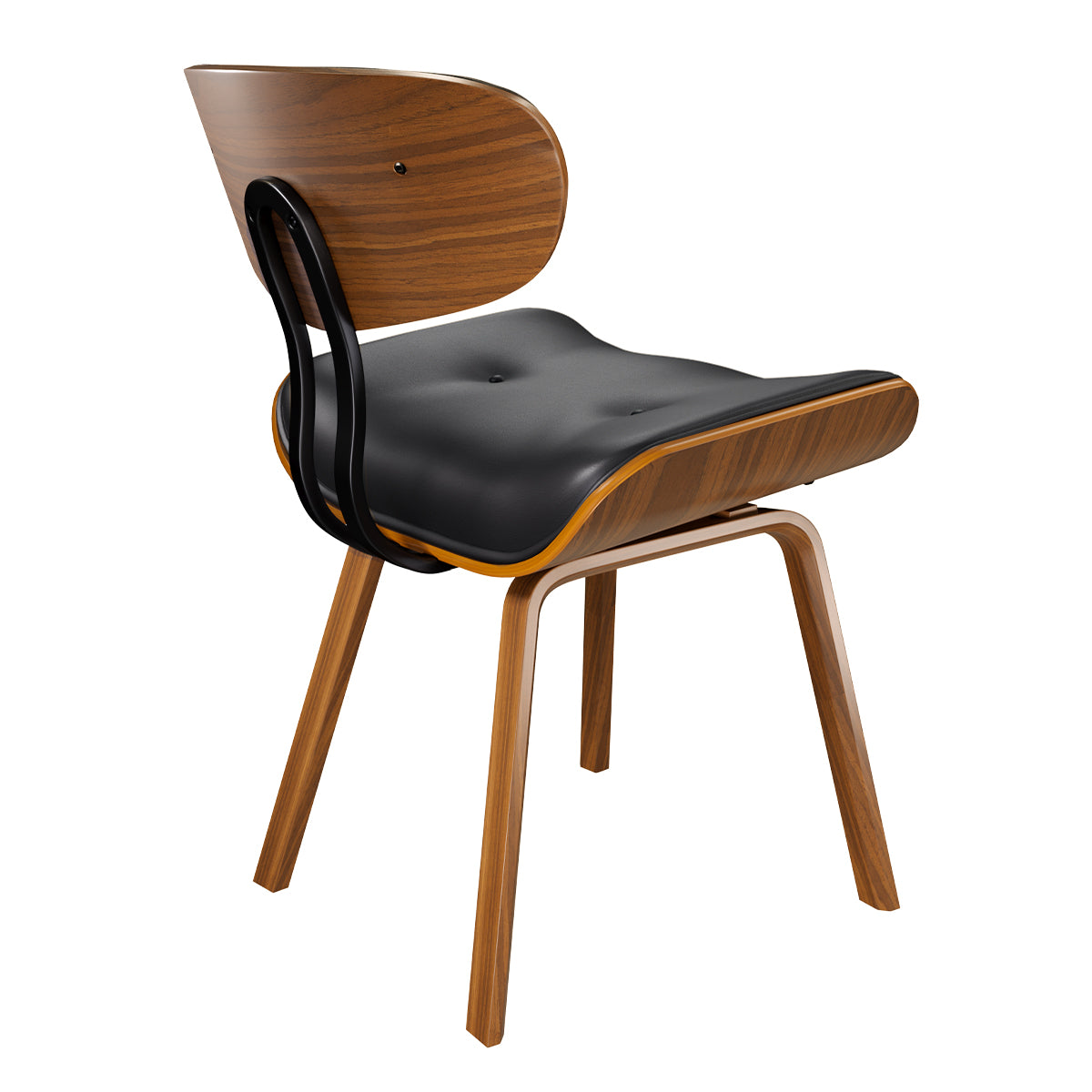 achat de chaise noir et pied en bois plie