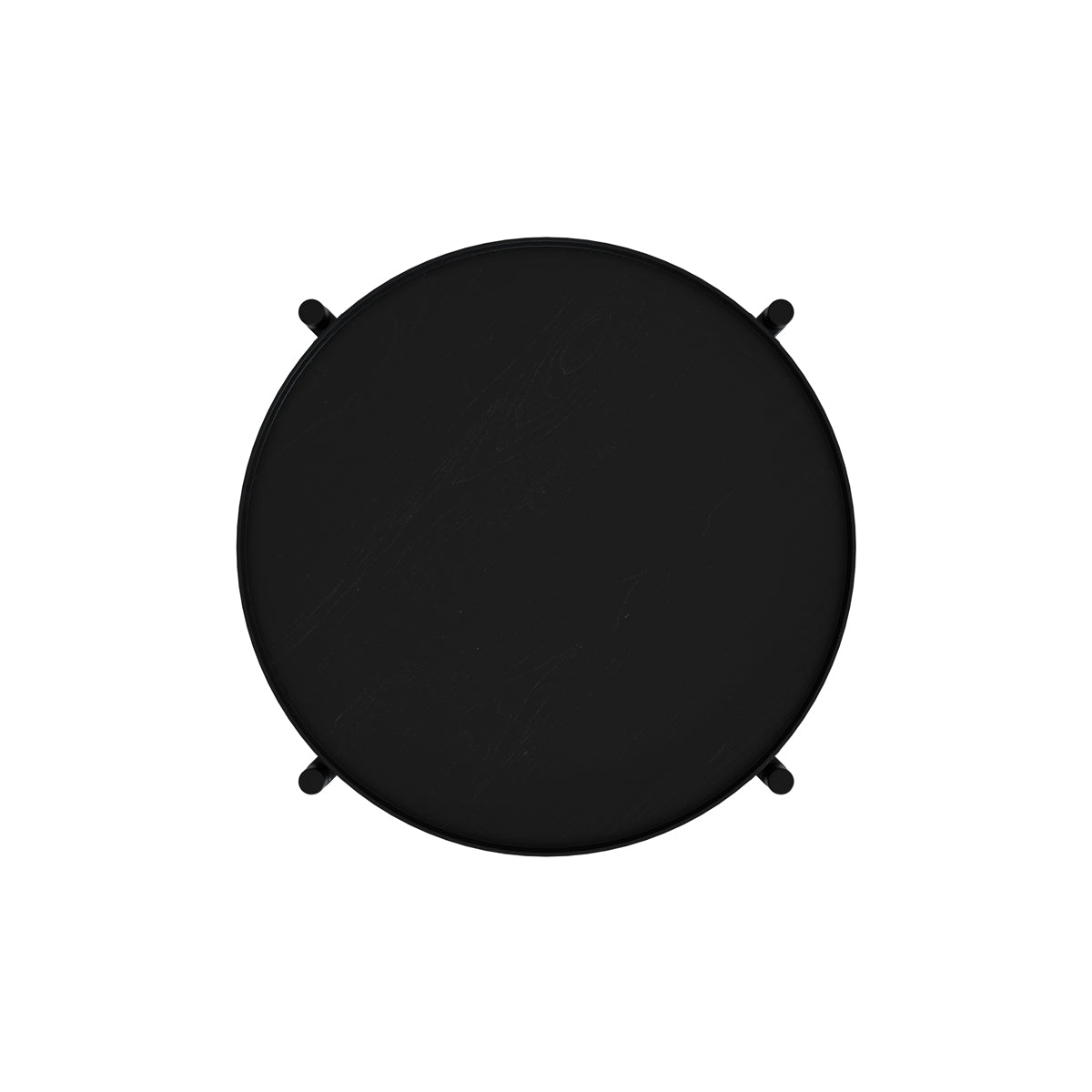 achat de table basse bois mindi peint noir