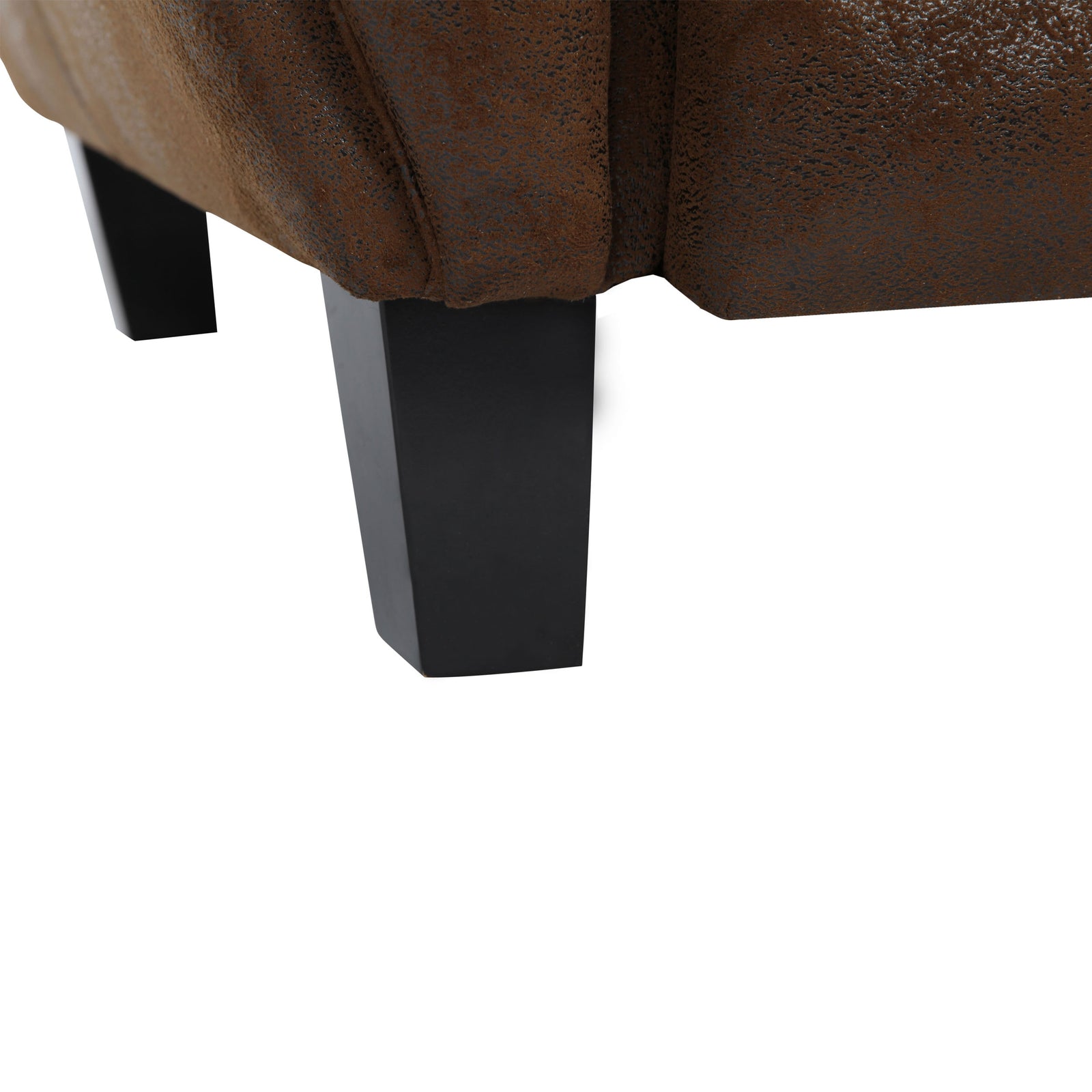 achat fauteuil club marron cuir vieilli