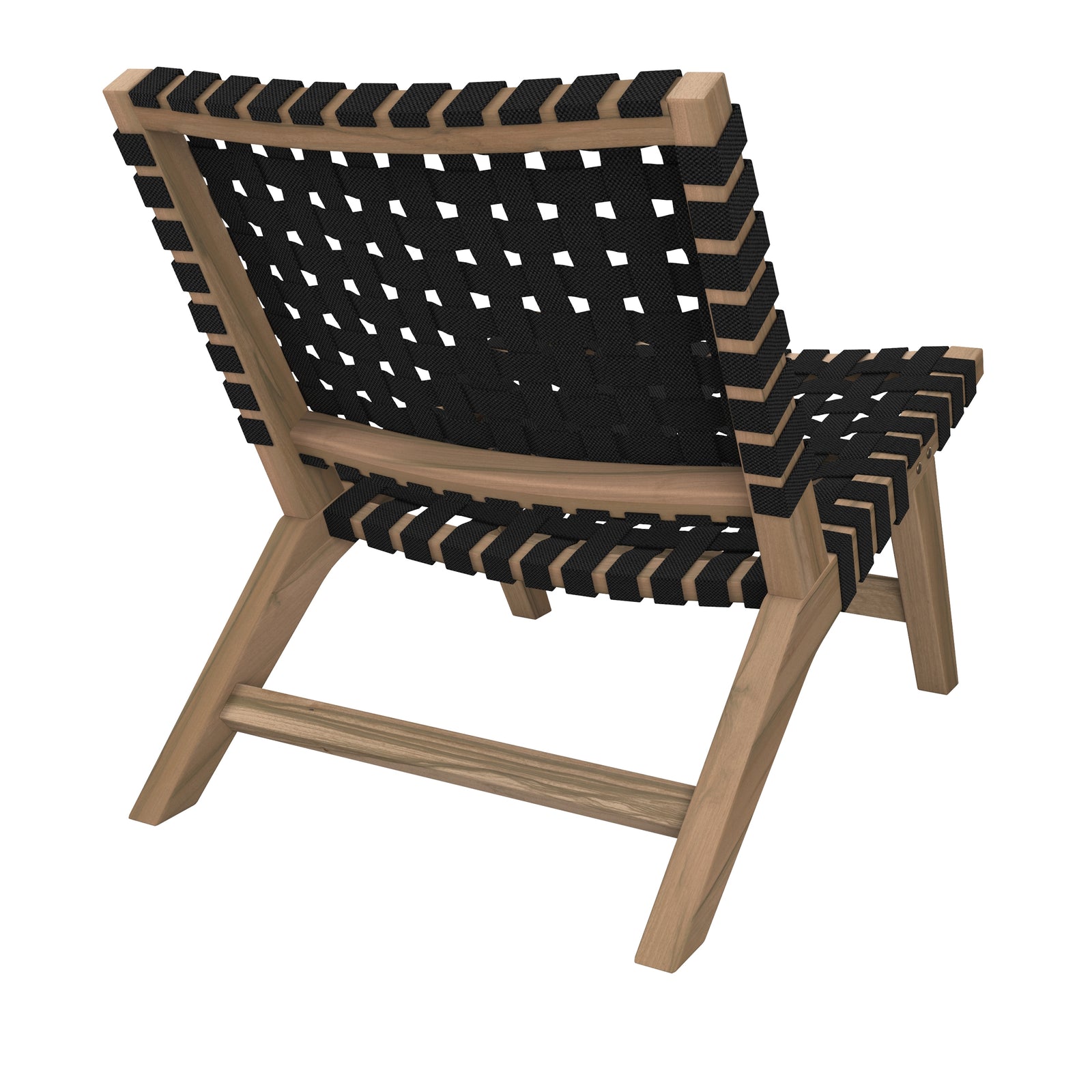 achat fauteuil de jardin noir bois