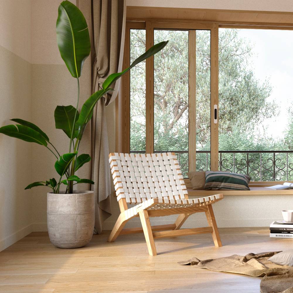 achat fauteuil jardin en tck blanc tresse