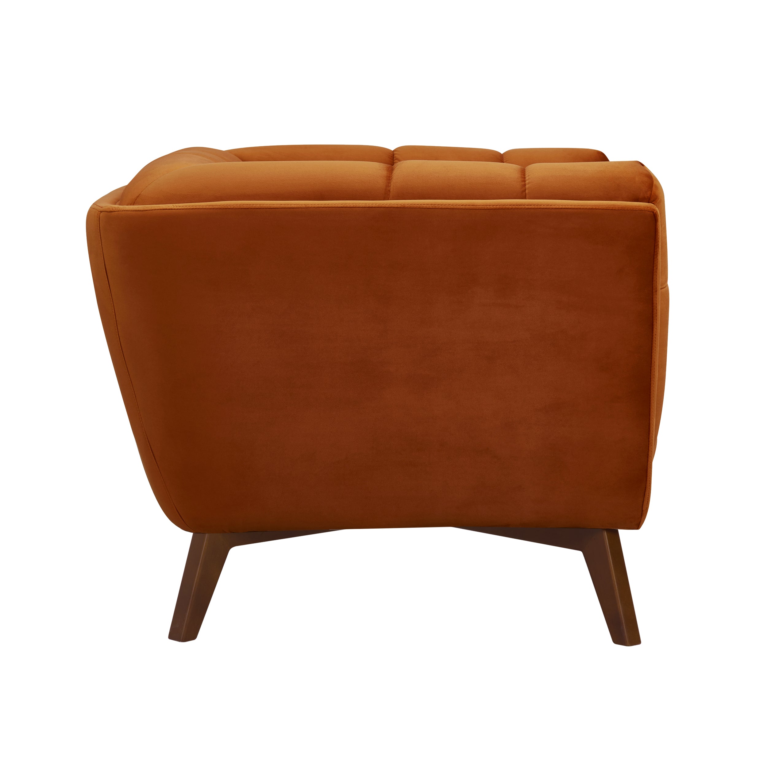 achat fauteuil style art deco orange