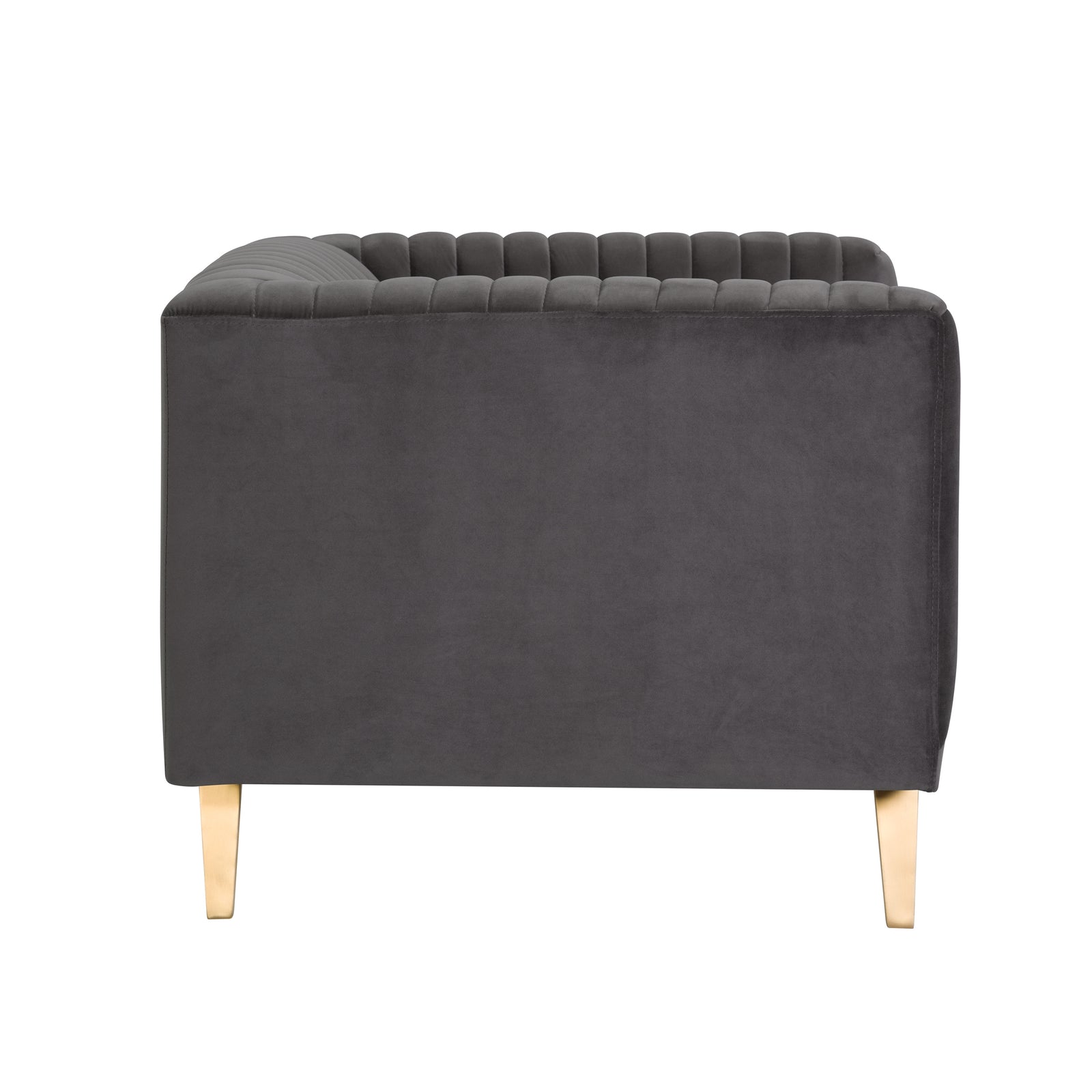 achat gros fauteuil gris assise dossier accoudoirs en velours