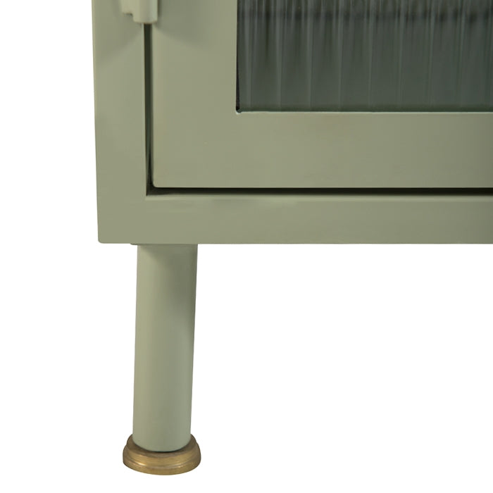 achat petit buffet portes en verre fume