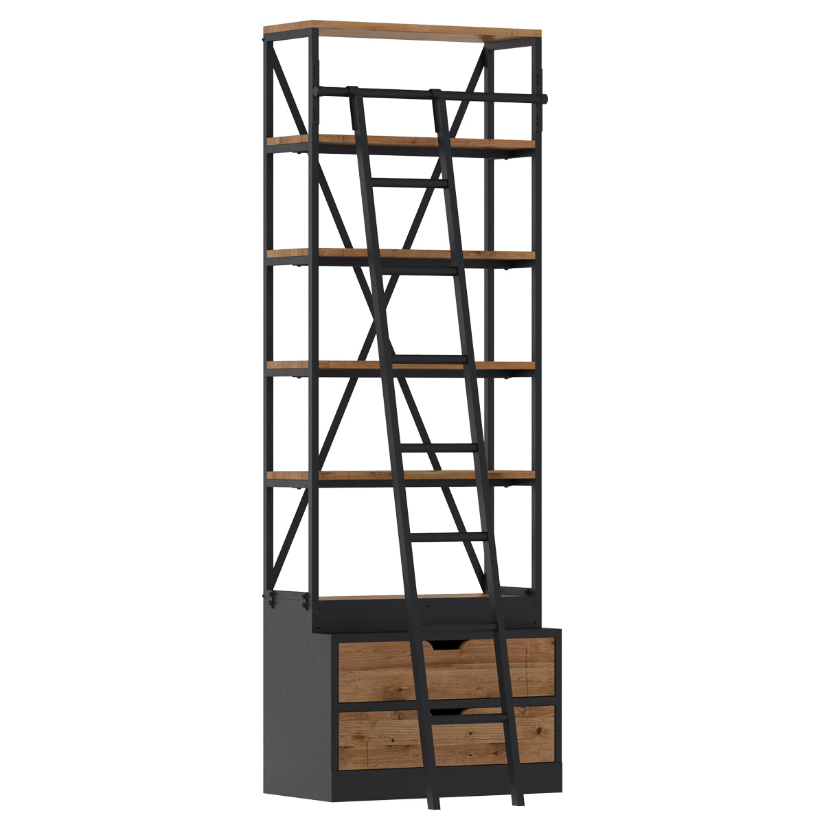 achat petite bibliotheque 86 cm avec une echelle