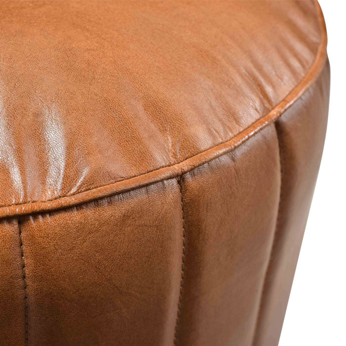 achat pouf cuir confortable