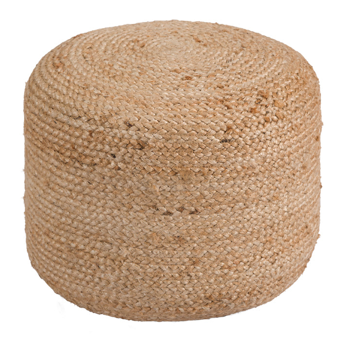 achat pouf en jute rond