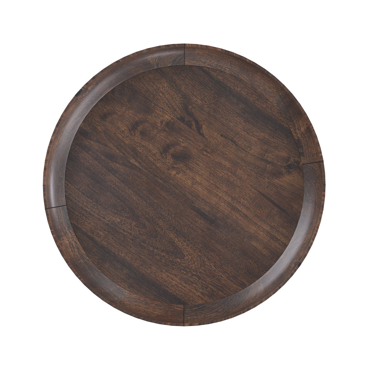 achat table appoint en bois de manguier fonce