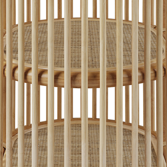 achat table appoint en rotin naturel marthe