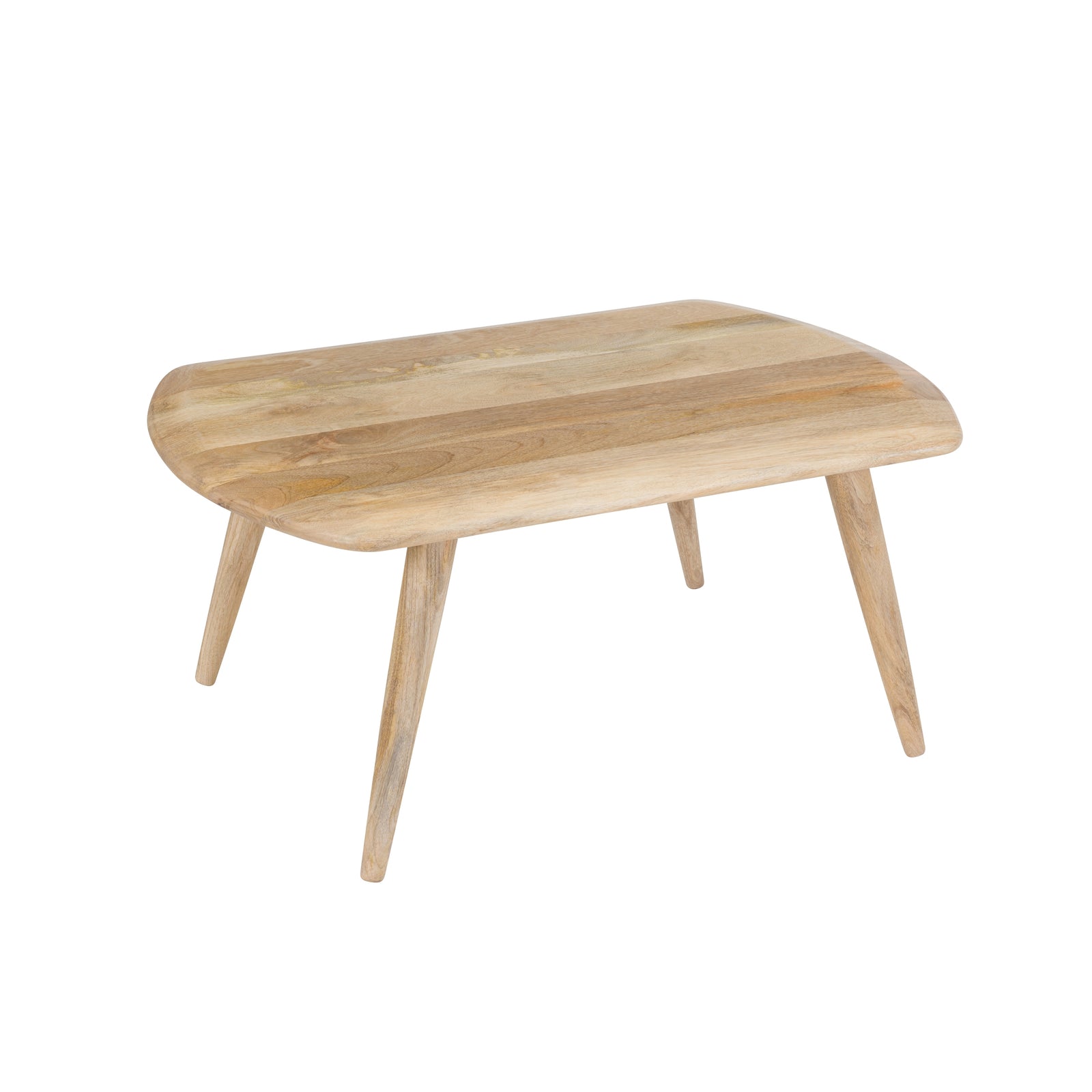 achat table basse bois clair arrondie