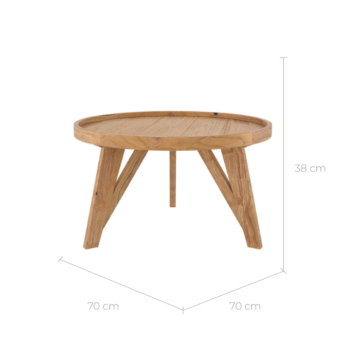 achat table basse bois teck recycle