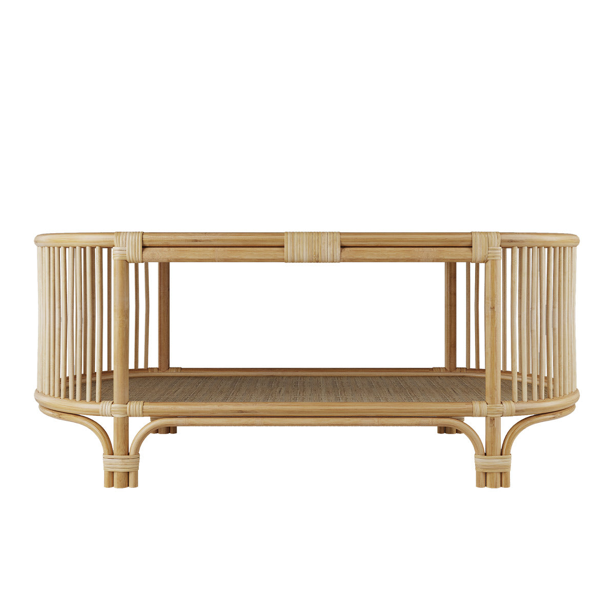 achat table basse marthe en rotin naturel