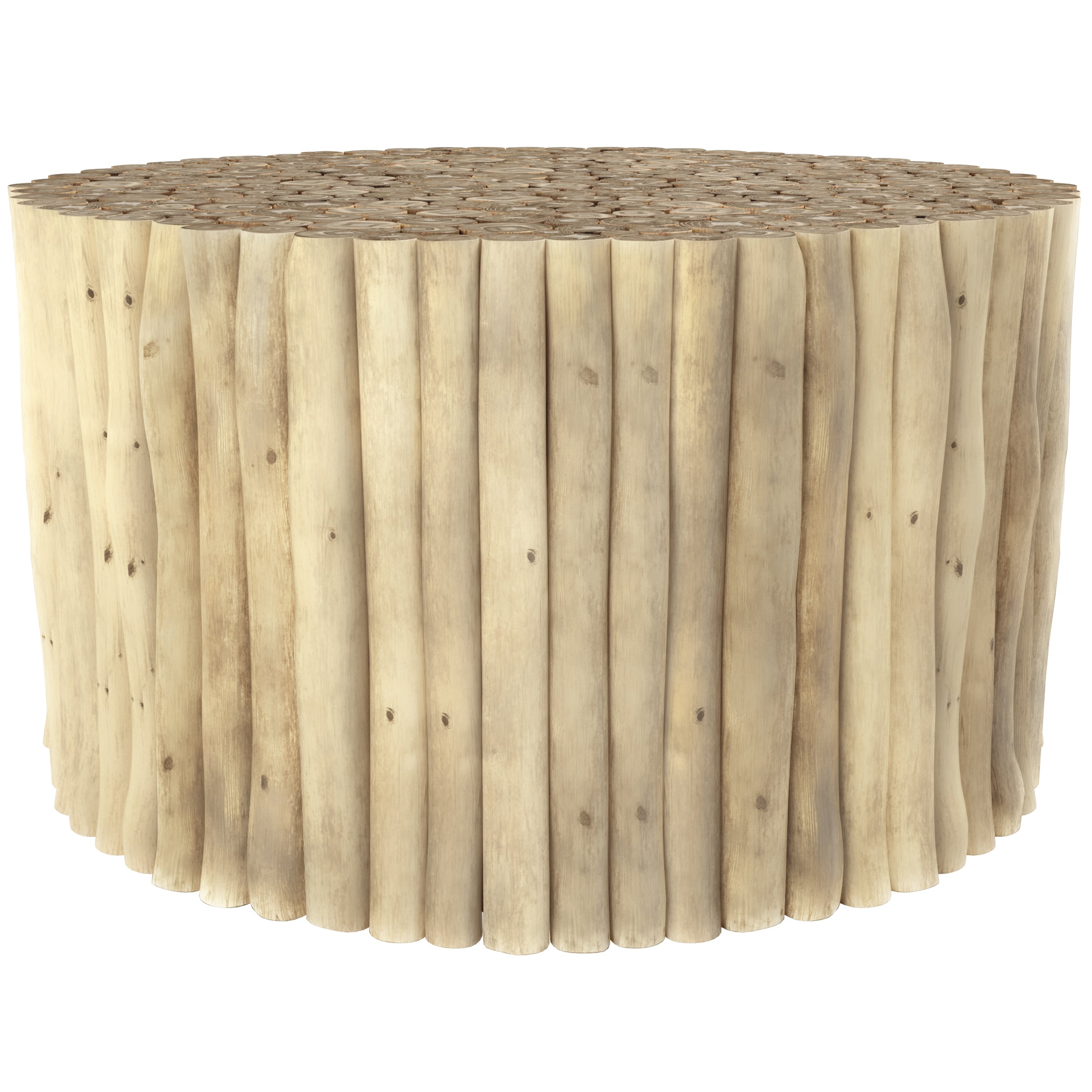 achat table basse ronde ethnique