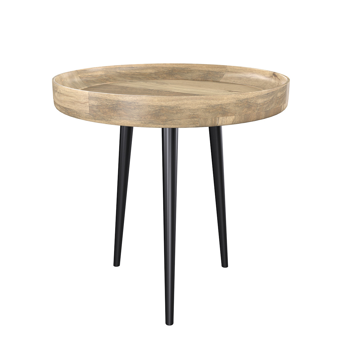 achat table d appoint en bois de manguier clair