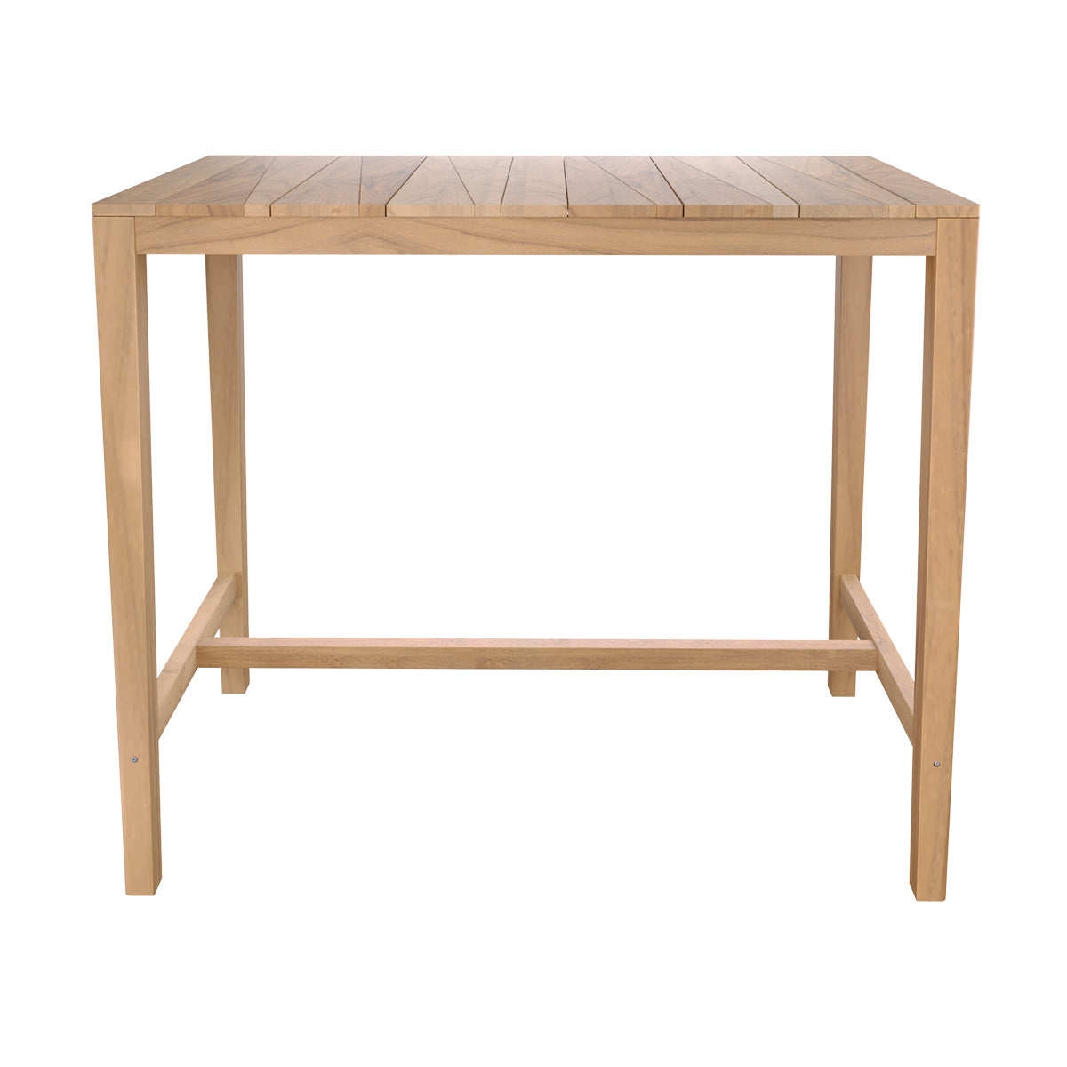 achat table de bar exterieur rectangulaire 120 cm bois