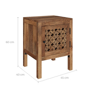 achat table de chevet 1 porte jaya