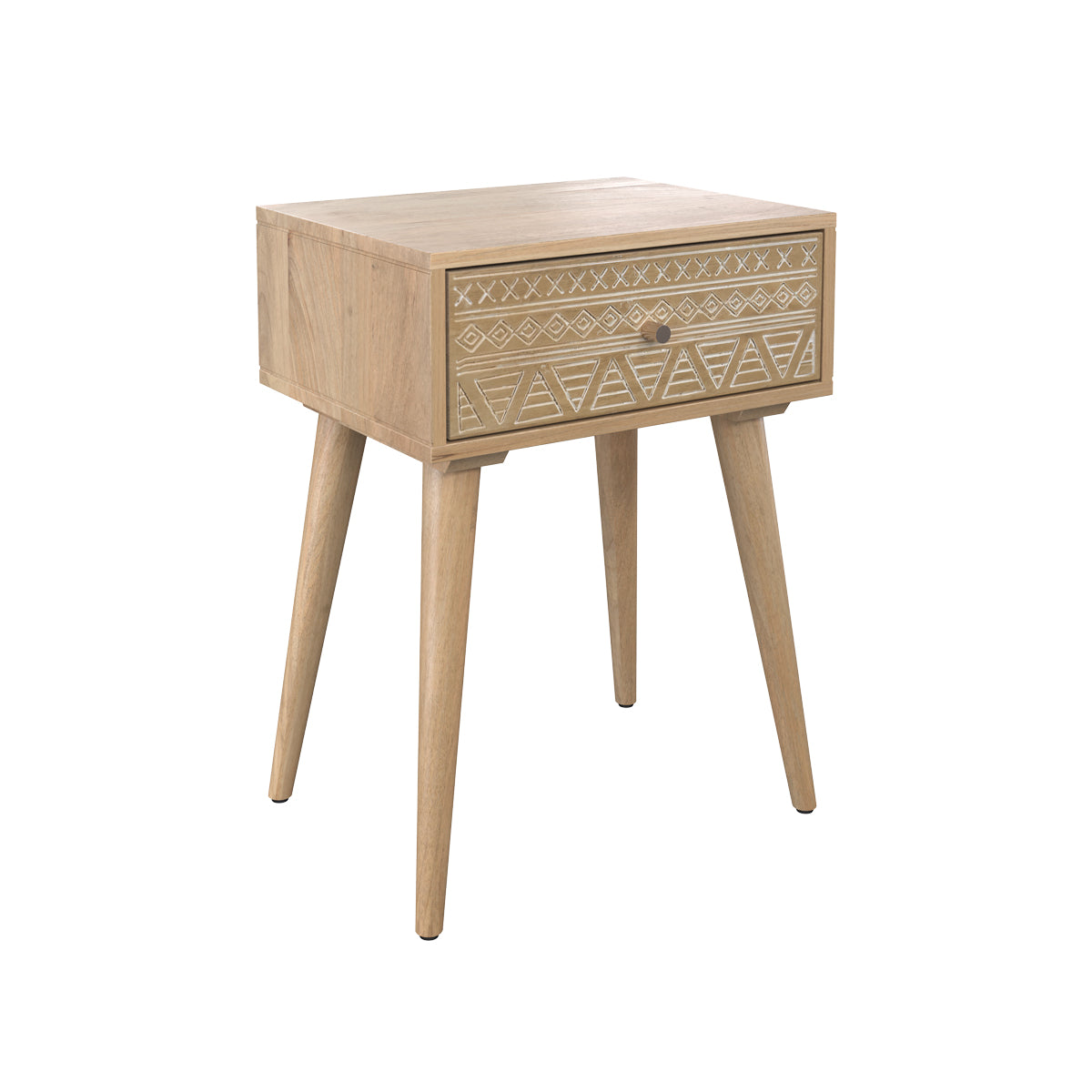 achat table de chevet en bois de manguier