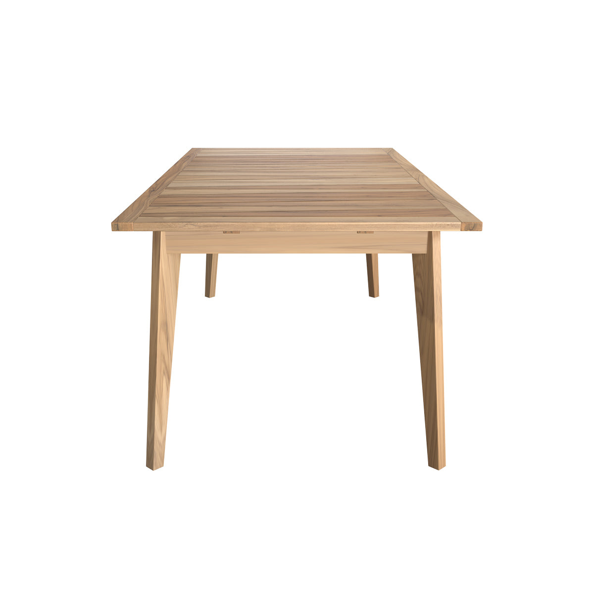 achat table de jardin extensible en bois teck massif