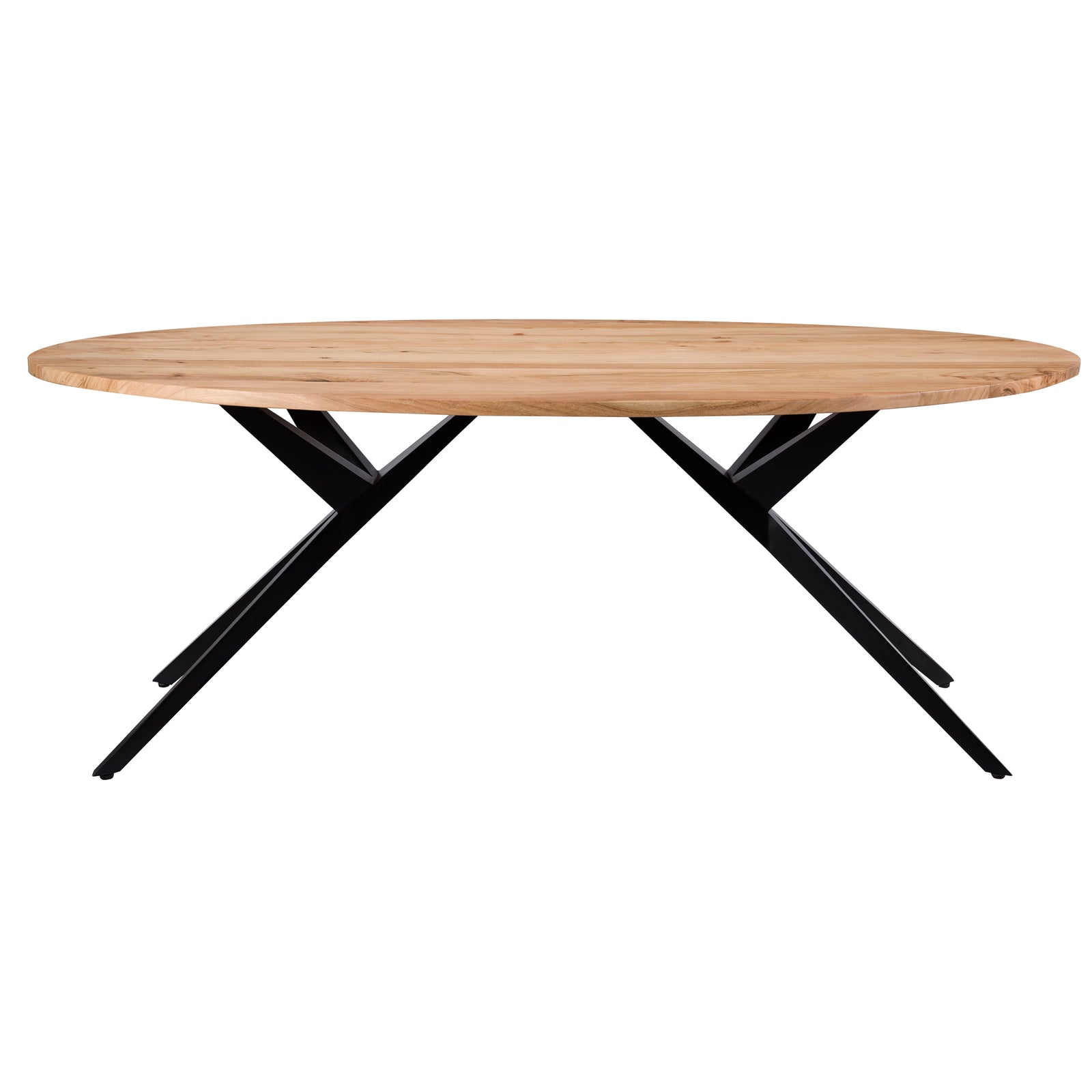 achat table de repas ovale plateau bois