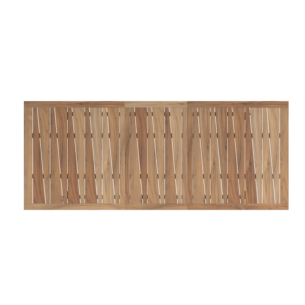 achat table exterieure en bois de teck lattes