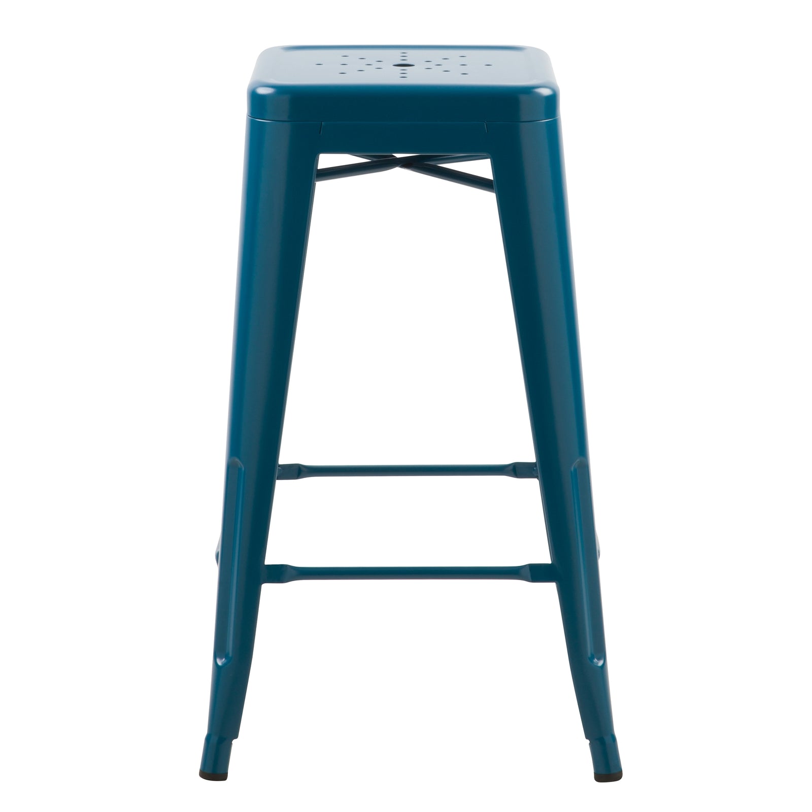 achat tabouret de bar bleu mat