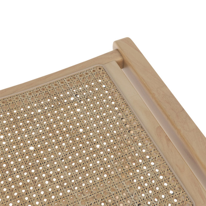 achat tabouret de bar teck et rotin naturel 65 cm omaha