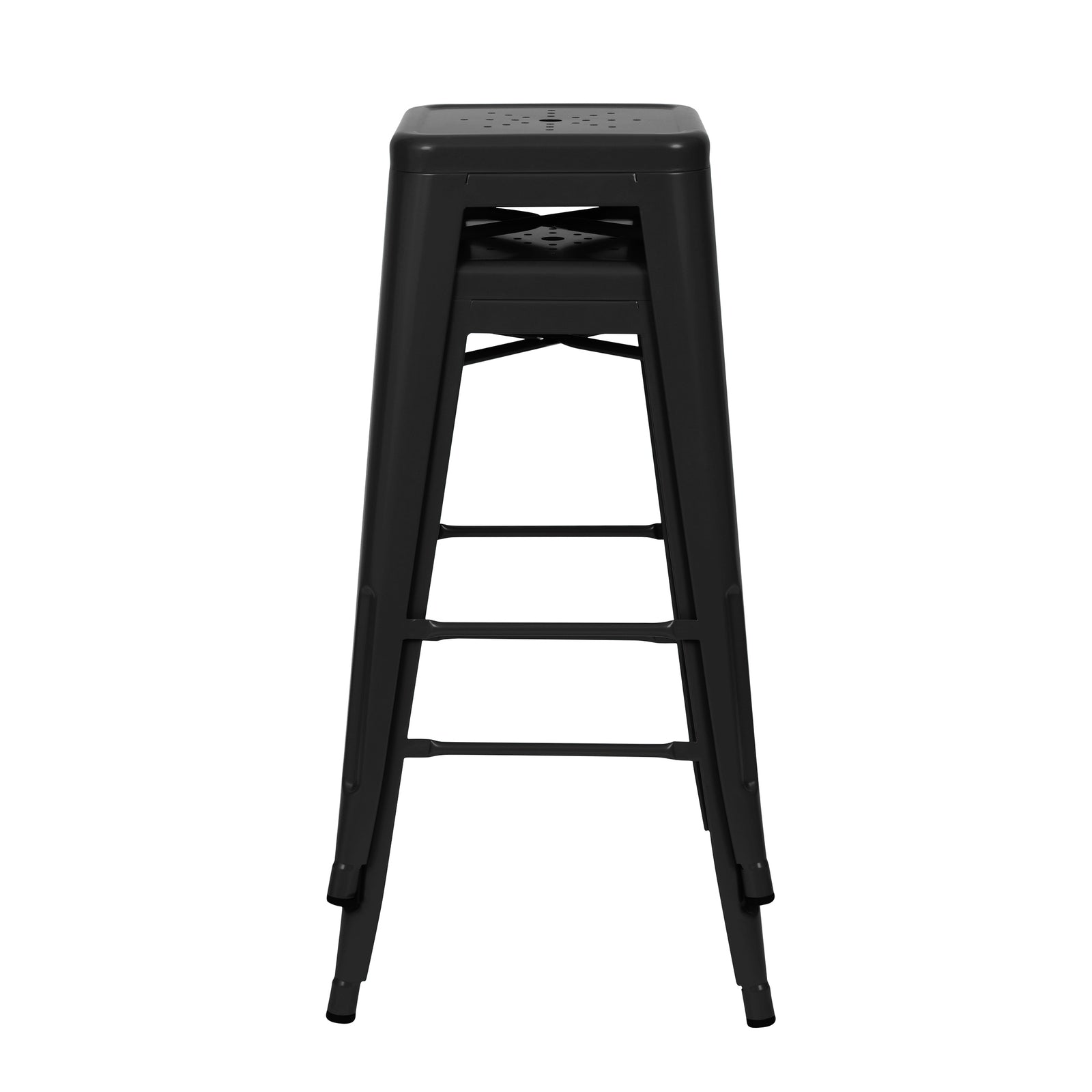 achat tabouret noir mat design indus