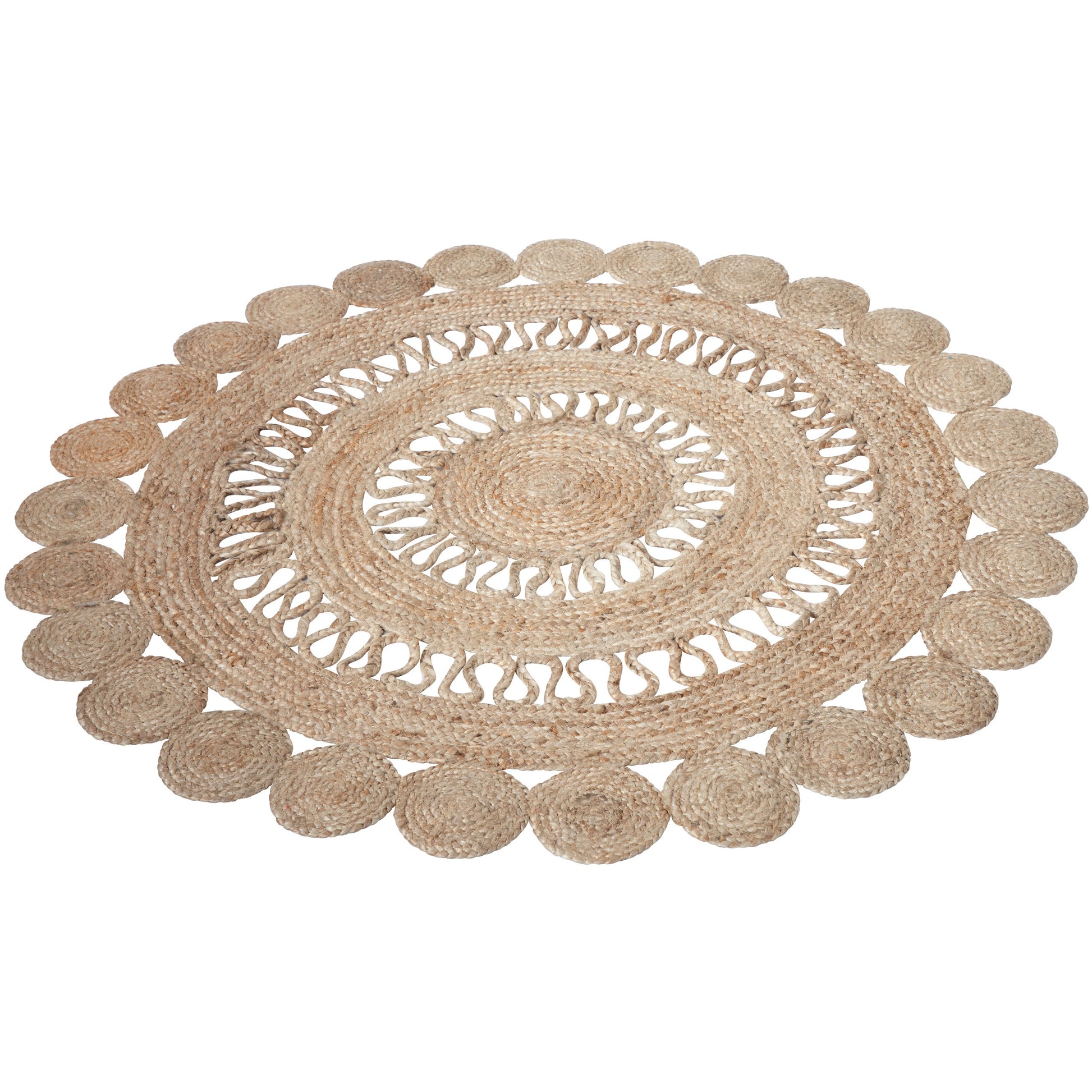 achat tapis rond en jute 150 cm