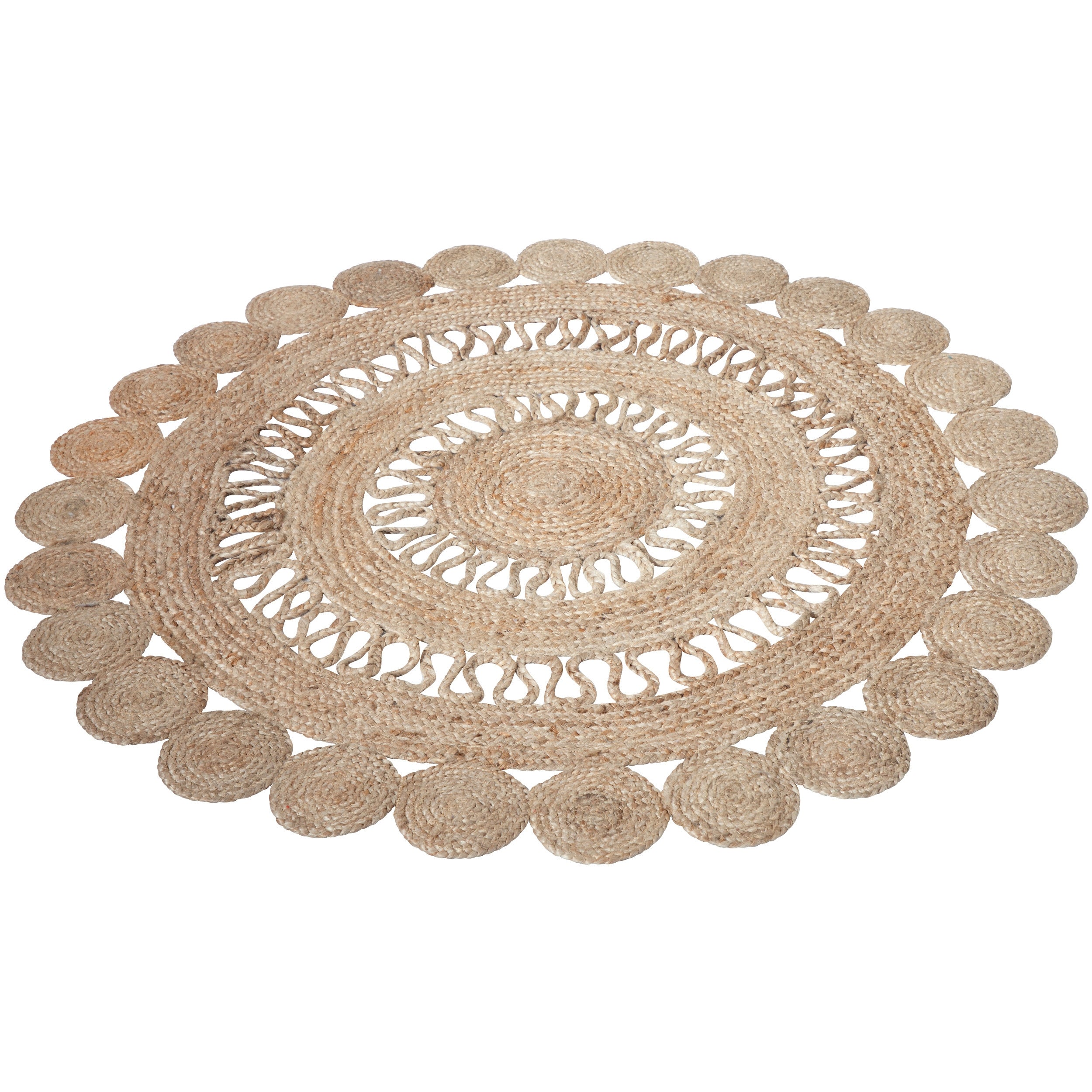 achat tapis rond en jute 150 cm