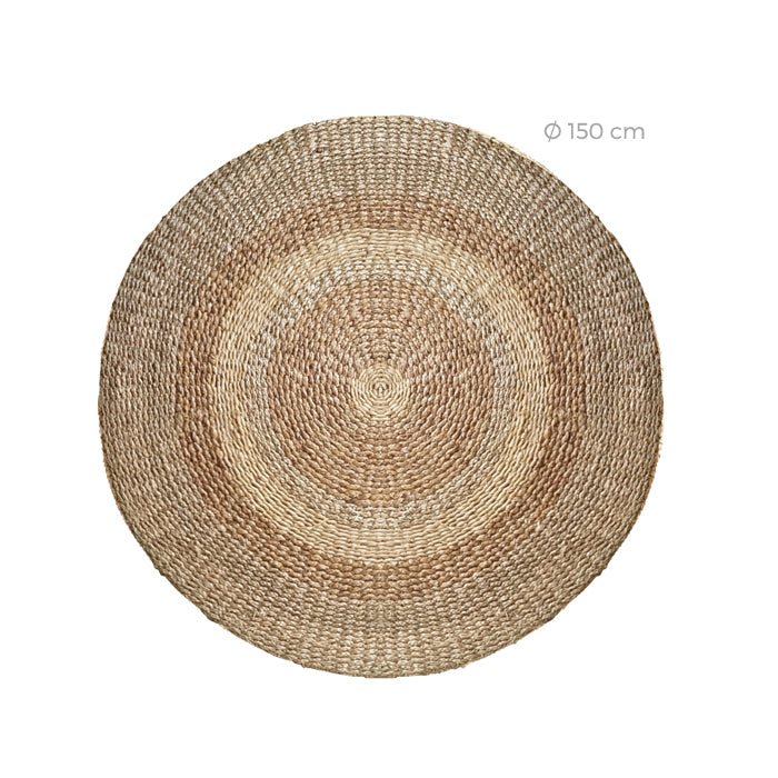 achat tapis rond tresse 150 cm