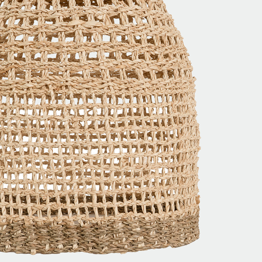 acheter abat jour en feuille de palmier_artisanal