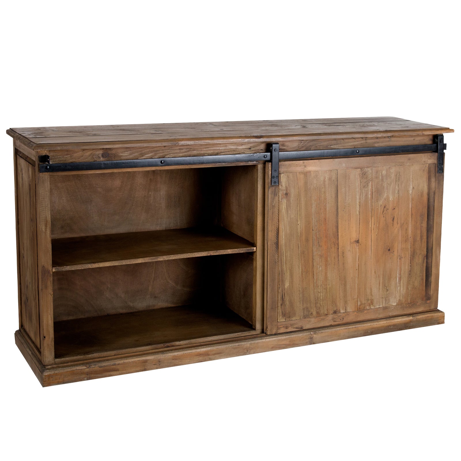 acheter buffet massif bois et metal