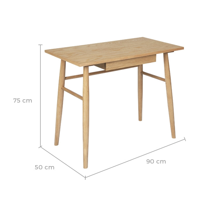 acheter bureau 1 tiroir en bois clair