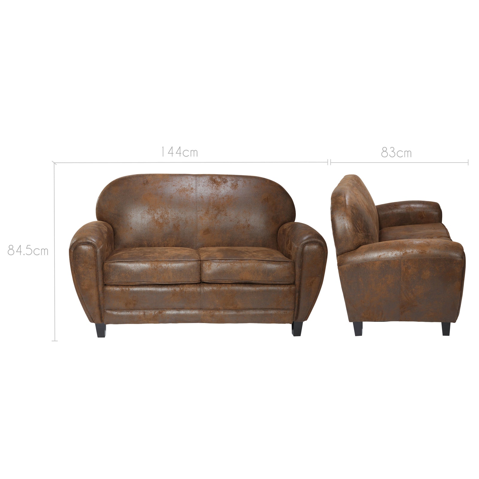 acheter canapé club confort marron