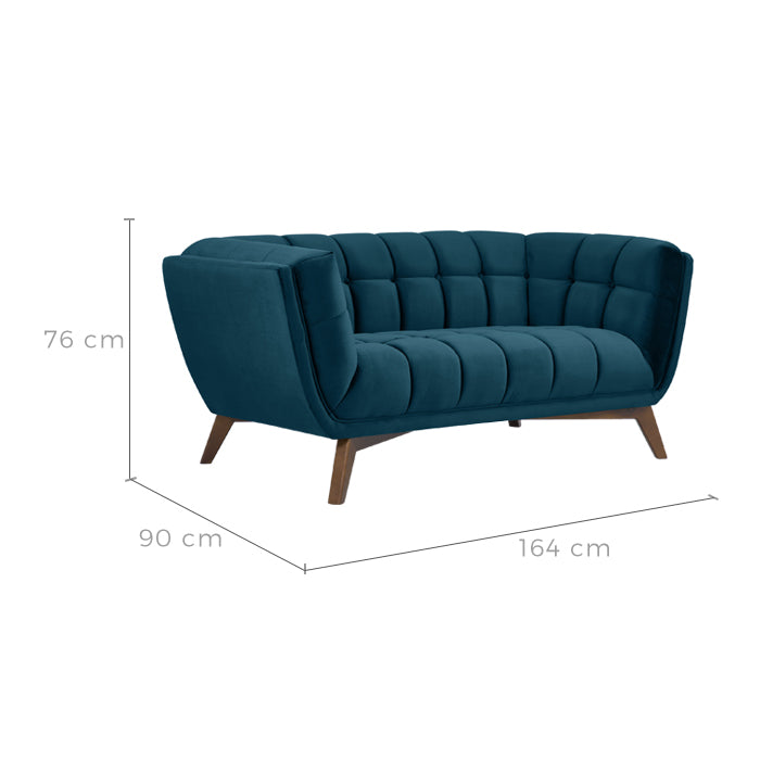 acheter canape confort velours pieds bois