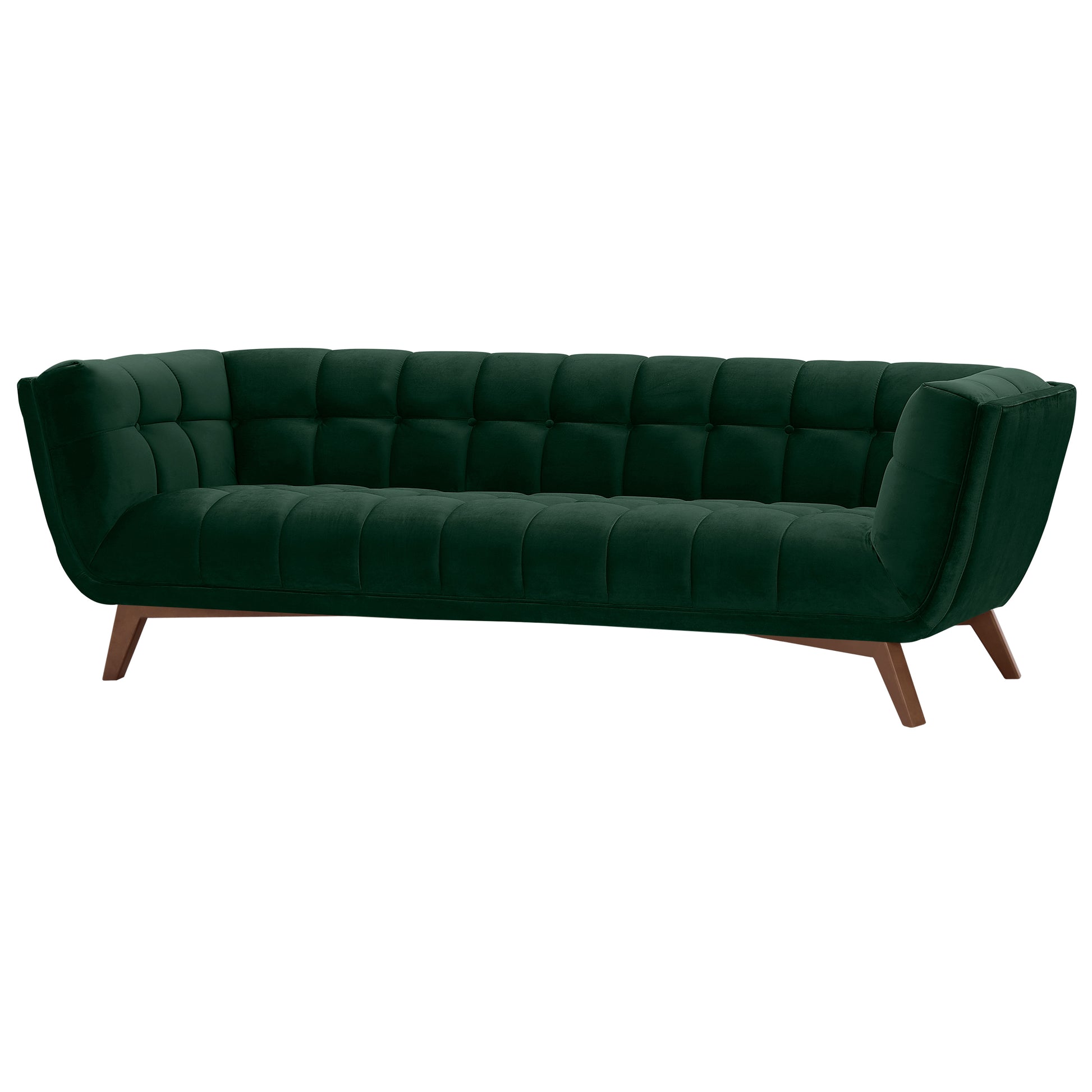 acheter canape confortable pieds bois fonce