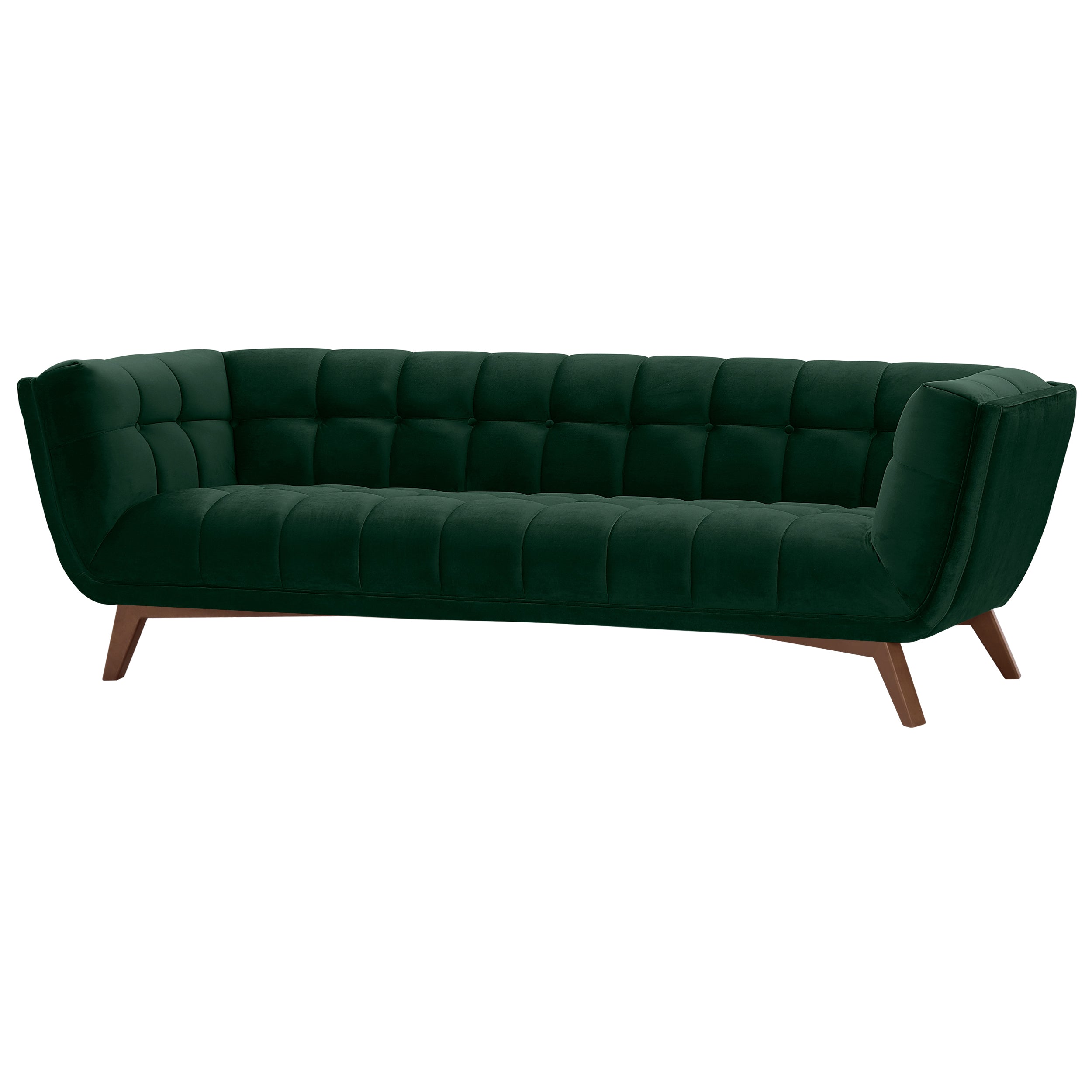 acheter canape confortable pieds bois fonce